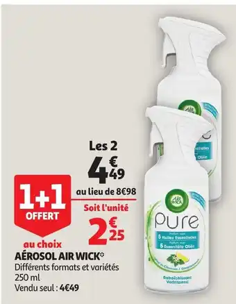 Auchan Aerosol air wick 250ml aanbieding