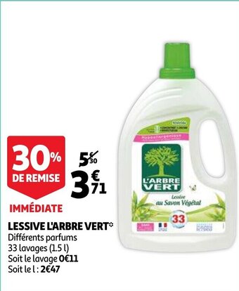 Lessive l'arbre vert
