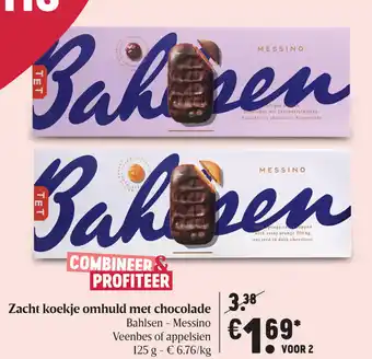 Zachr koekje omhuld met chocolade 125g