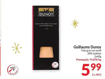Intermarché Guillaume Dunoy 2 x 40g aanbieding
