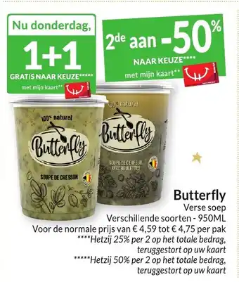 Intermarché Butterfly Verse soep aanbieding