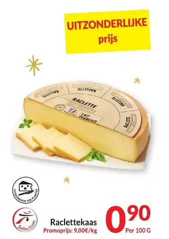 Intermarché Raclettekaas 100g aanbieding