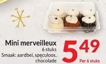 Intermarché Mini merveilleux 6 stuks aanbieding