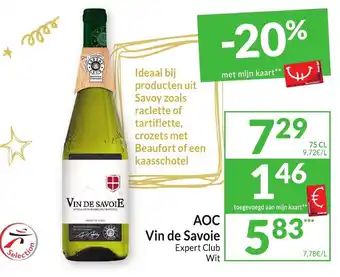Intermarché AOC Vin de Savoie Expert Club aanbieding