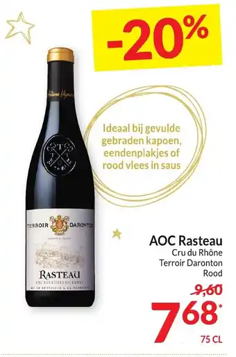 Intermarché AOC Rasteau 75 CL aanbieding