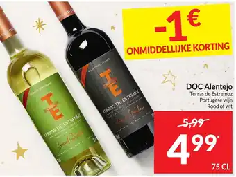 Intermarché Doc DOC Alentejo Terras de Estremoz 75 CL aanbieding