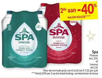 Intermarché Spa Finesse 6x1.25L aanbieding