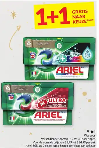Intermarché Ariel Waspods aanbieding