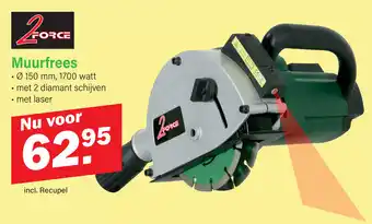 Van Cranenbroek Muurfrees 150 mm 1700 watt aanbieding