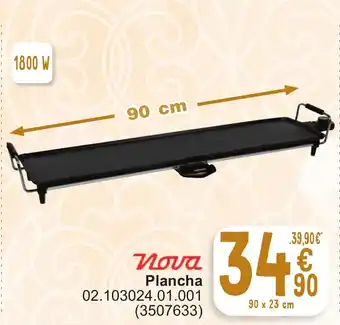 Plancha 90 x 23cm
