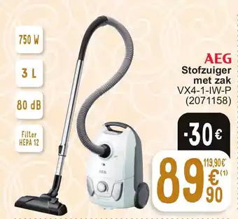 AEG Stofzuiger met zak VX4-1-IW-P