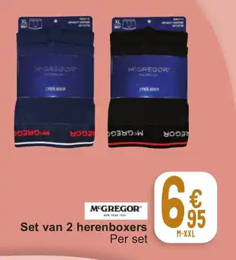 Cora Set van 2 herenboxers aanbieding