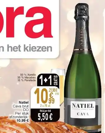 Cora Natiel cava brut do aanbieding