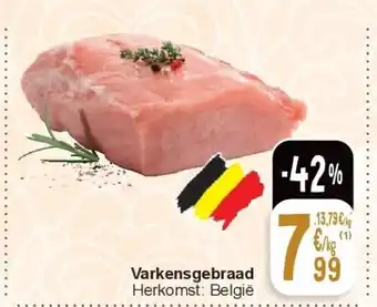 Cora Varkensgebraad aanbieding