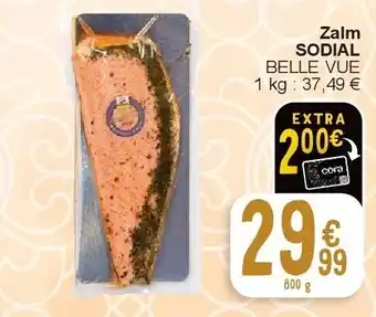 Cora Zalm sodial belle vue aanbieding