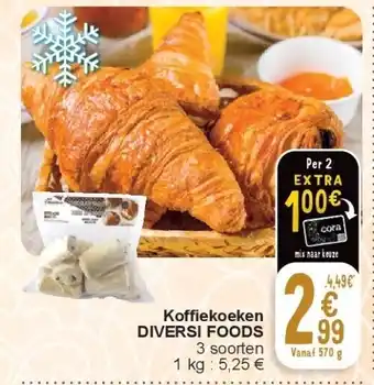 Cora Koffiekoeken diversi foods aanbieding