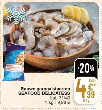 Cora Rauwe garnaalstaarten seafood delicatess aanbieding