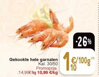 Cora Gekookte hele garnalen aanbieding