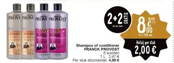 Shampoo of conditioner franck provost