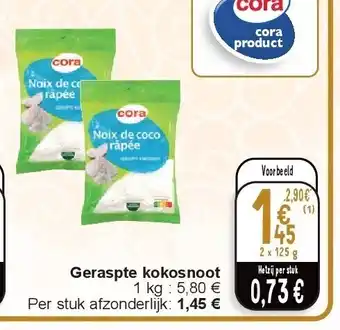 Cora Geraspte kokosnoot aanbieding