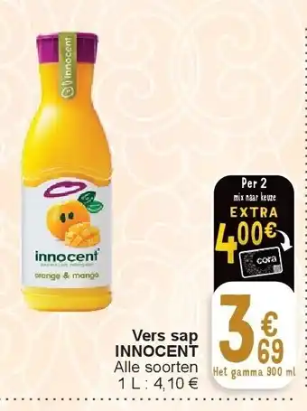 Cora Vers sap innocent aanbieding