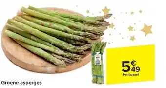 Carrefour Groene asperges aanbieding