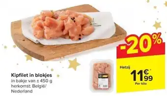 Carrefour Kipfi let in blokjes aanbieding