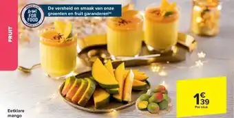 Carrefour Eetklare mango aanbieding