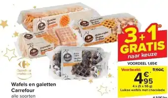 Carrefour Wafels en galetten carrefour aanbieding