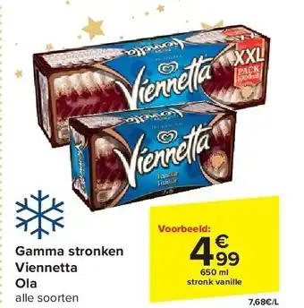 Carrefour Gamma stronken viennetta ola aanbieding