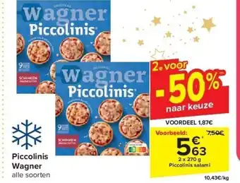 Carrefour Piccolinis wagner aanbieding