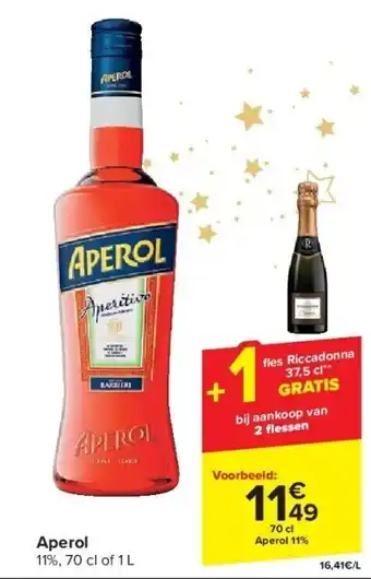 Carrefour Aperol aanbieding