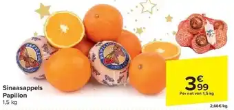 Carrefour Sinaasappels papillon aanbieding