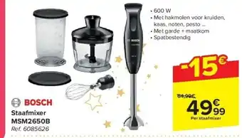 Carrefour Staafmixer msm2650b aanbieding