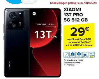 Carrefour Xiaomi 13t pro 5g 512 gb aanbieding