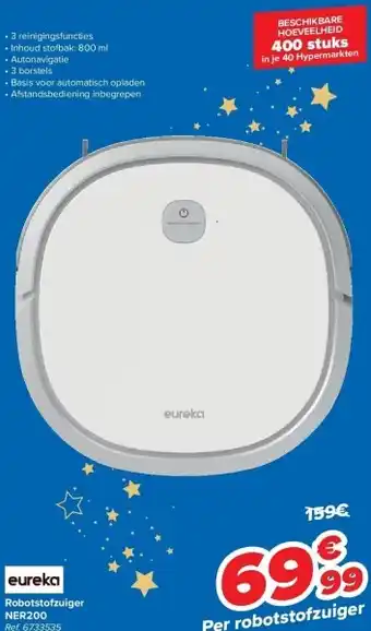 Carrefour Robotstofzuiger ner200 aanbieding