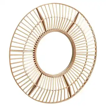Kwantum Spiegel rattan bruin aanbieding