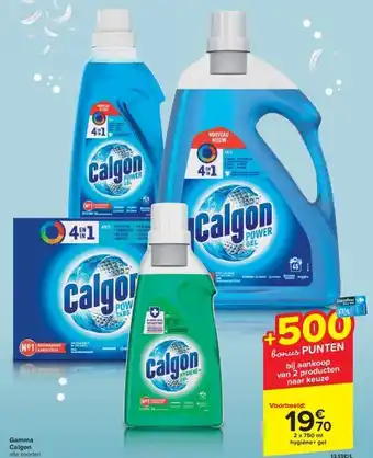 Carrefour Gamma calgon aanbieding