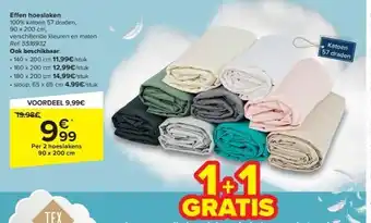 Carrefour Effen hoeslaken aanbieding