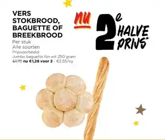 Vers stokbrood, baguette of breekbrood