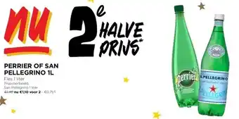 Perrier of san pellegrino 1l