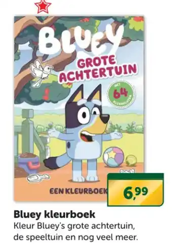 Boekenvoordeel Bluey kleurboek aanbieding