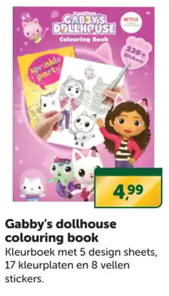 Gabby's dollhouse colouring book