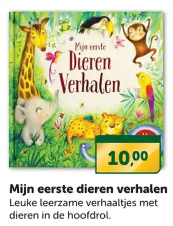 Boekenvoordeel Mijn eerste dieren verhalen aanbieding