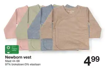 Zeeman Newborn vest aanbieding