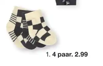 Zeeman Newborn sokken aanbieding