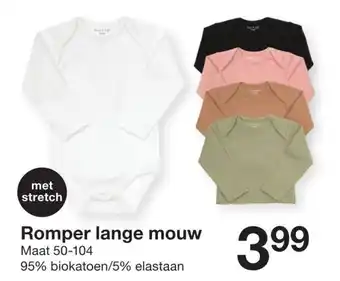 Zeeman Romper lange mouw aanbieding