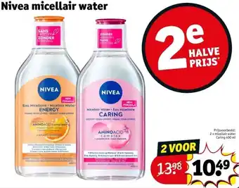 Kruidvat Nivea micellair water aanbieding