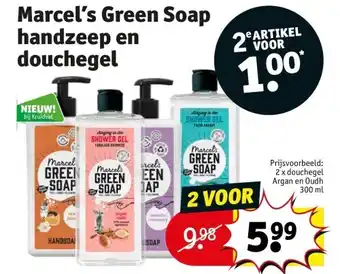 Kruidvat Marcel’s green soap handzeep en douchegel aanbieding