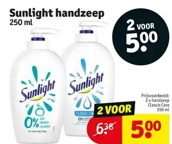 Kruidvat Sunlight handzeep aanbieding